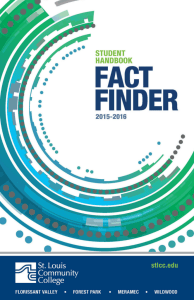 Fact Finder Student Handbook - St. Louis Community College