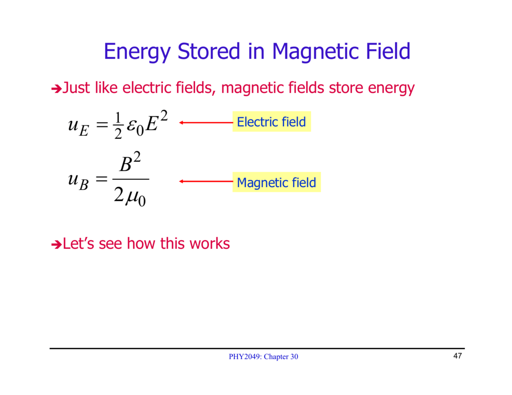 energy-stored-in-magnetic-field