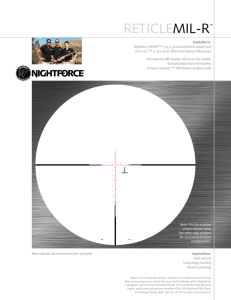 MIL-R™ reticle - Nightforce Optics