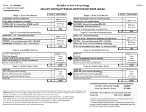 BA - Degree Plan Roadmap