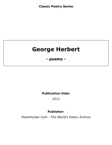 George Herbert - poems