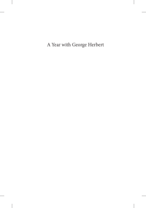 A Year with George Herbert