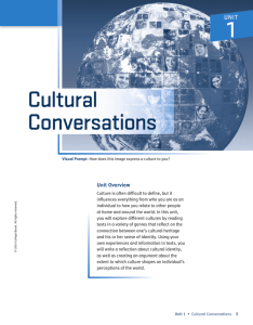Cultural Conversations - Steilacoom Historical School District No. 1