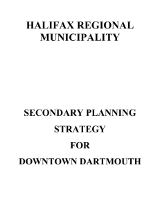 Downtown Dartmouth Plan - Halifax Regional Municipality