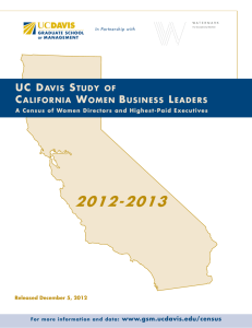 uc davis study of california women business leaders