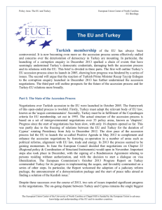 The EU and Turkey - Center for European Studies