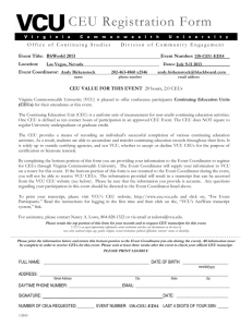 CEU Registration Form