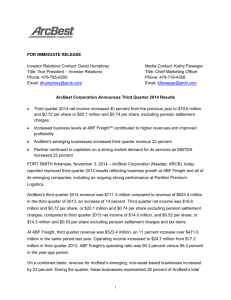 full release. - ABF Freight System, Inc.