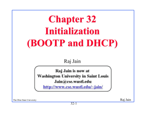 Chapter 32 Initialization (BOOTP and DHCP)