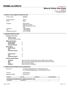 MSDS Propylene Glycol