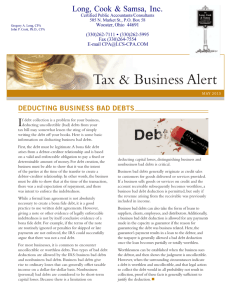 Tax & Business Alert
