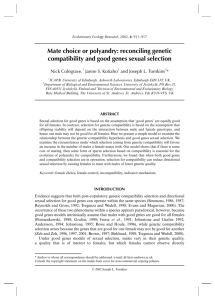 Mate choice or polyandry: reconciling genetic compatibility and