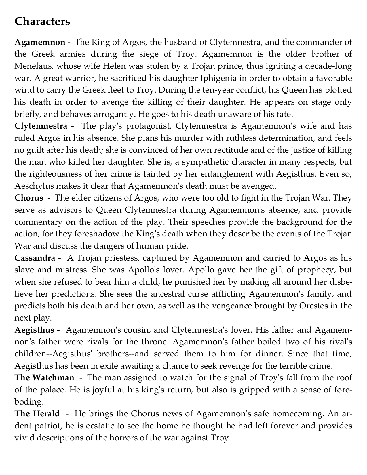 agamemnon analysis