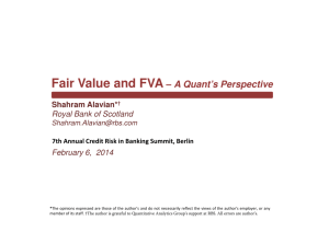Funding Value Adjustment (FVA)?