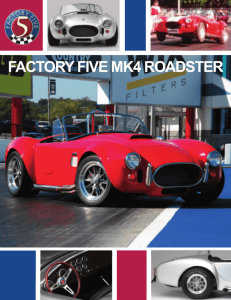 FACTORY FIVE MK4 ROADSTER