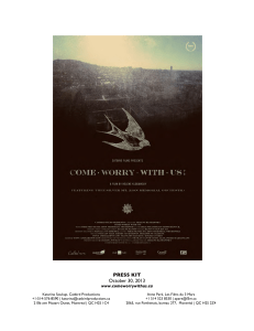 PRESS KIT October 30, 2013