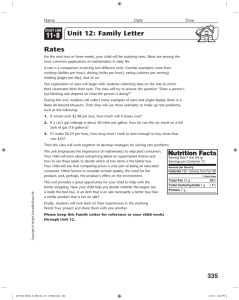 11 8 Unit 12: Family Letter Rates