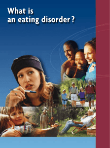 What is an eating disorder - Department of Health and Human