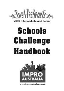 Impro Australia TSC Handbook 2010