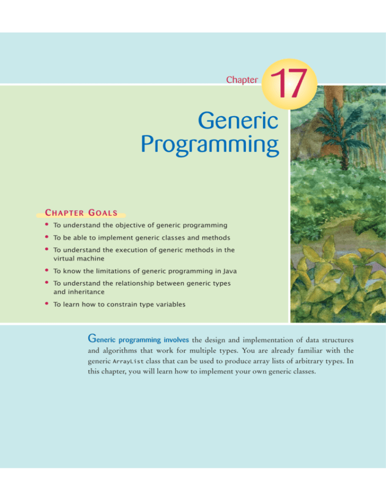 Generic Programming