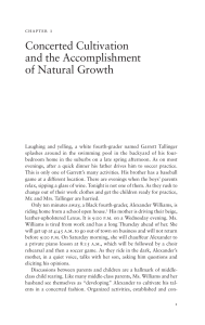 Concerted Cultivation and the Accomplishment of Natural Growth