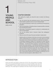 young people and school - Oxford University Press