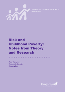 Risk and Childhood Poverty: Notes from Theory and