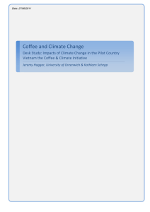 Coffee and Climate Change