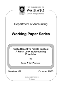A Fresh Look at Accounting Principles