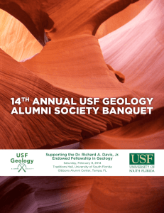 14th annual usf geology alumni society banquet