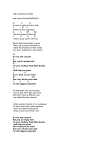 The Vacuole Song – lyrics and chords