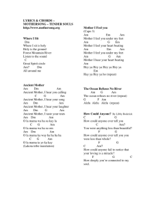 Lyrics and Chords to Little Blessings