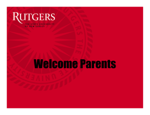 Welcome Parents - Office of Student Accounting, Billing, and