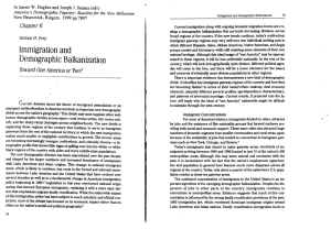 Immigration and Demographic Balkanization