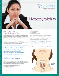 hypothyroidism - Hormone Health Network