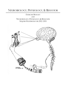 NPB/EXB Majors Handbook - Department of Neurobiology