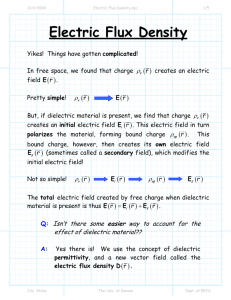 Electric Flux Density