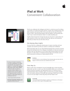 iPad at Work Convenient Collaboration