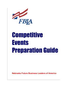 Competitive Events Preparation Guide