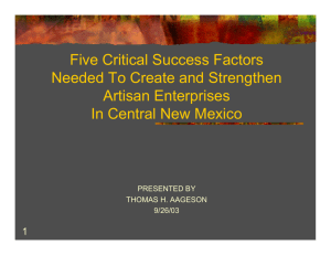 Five Critical Success Factors Needed To Create and