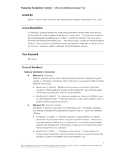 Production Possibilities Frontier - Federal Reserve Bank of St. Louis