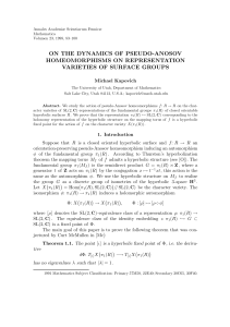 ON THE DYNAMICS OF PSEUDO-ANOSOV HOMEOMORPHISMS