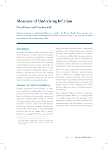 Measures of Underlying Inflation