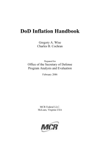 DoD Inflation Handbook - ICEAA- The Washington Capital Area