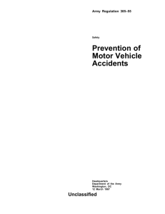 Prevention of Motor Vehicle Accidents