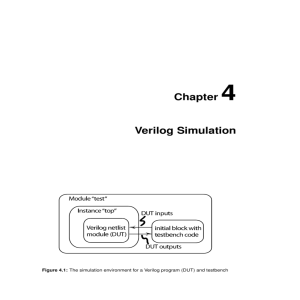 Chapter 4 Verilog Simulation