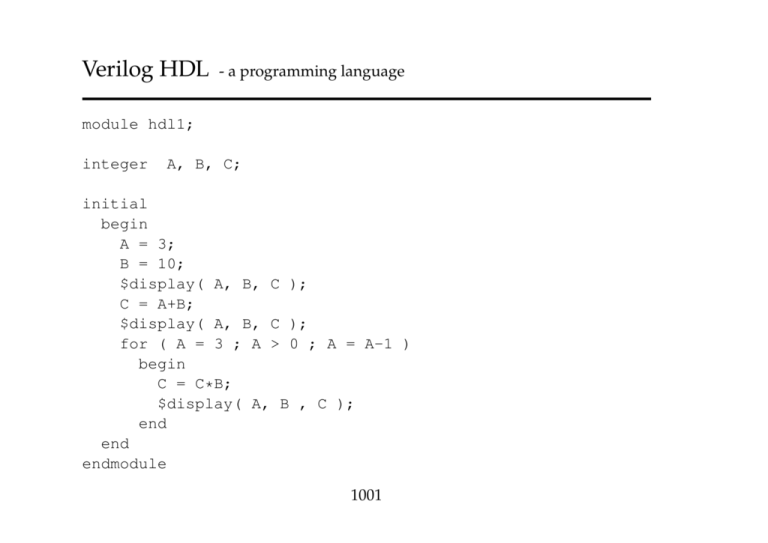 verilog-version