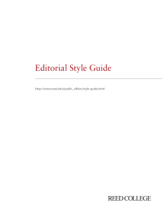 the style guide