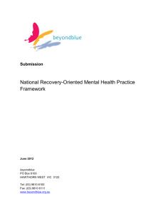 National Recovery-Oriented Mental Health Practice