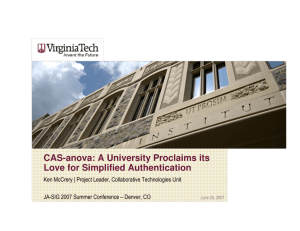 CAS-anova: A University Proclaims its Love for Simplified